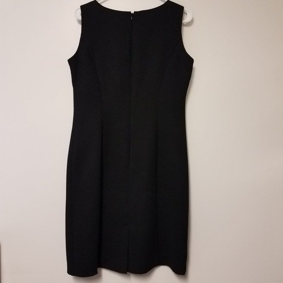 Emma James Sleeveless Black Sheath Dress Size 10 - Picture 5 of 9